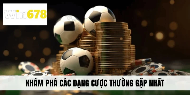 Khám phá các dạng cược thường gặp nhất