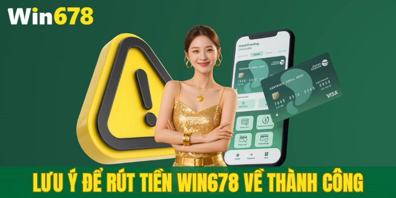 Chú ý các vấn đề quan trọng khi rút tiền